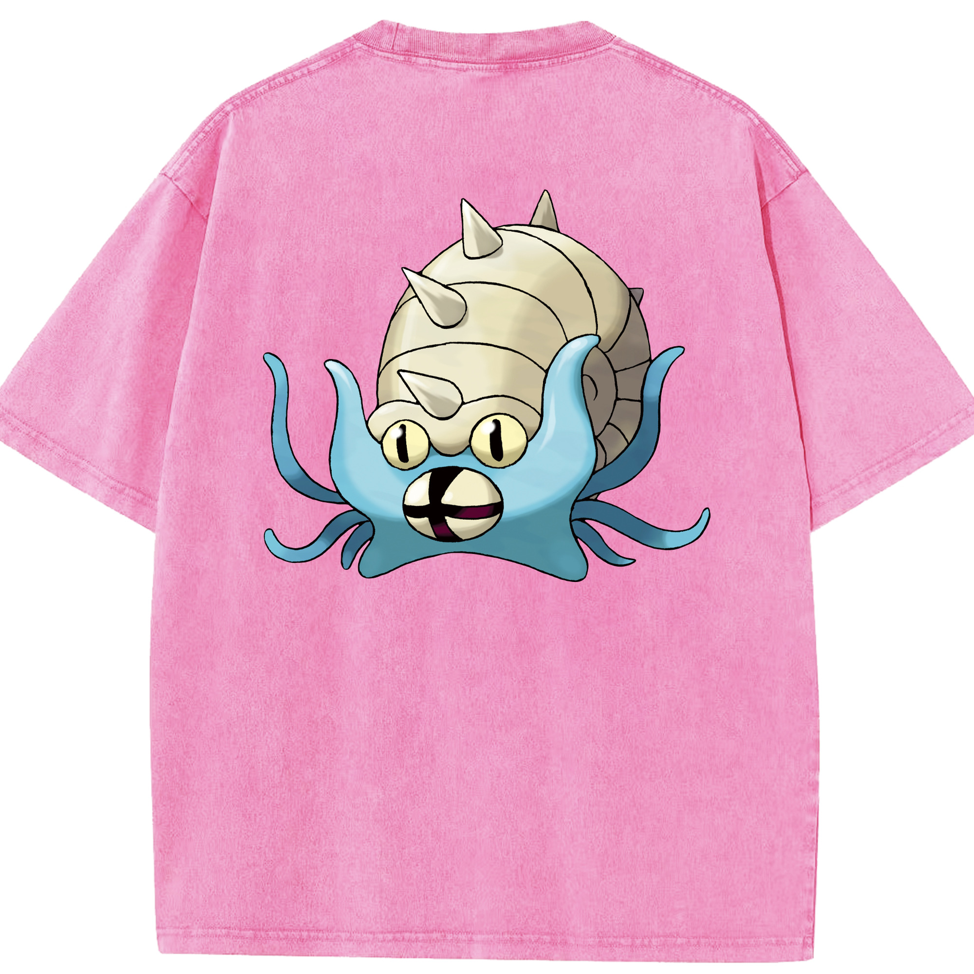 （画像用） ポケットモンスター Pokémon 綿100% ヴィンテージ風 半袖Tシャツ（背面プリント）